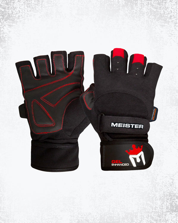 Wrist Wrap Weight Lifting Gloves